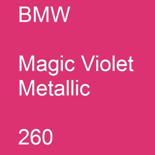 BMW, Magic Violet Metallic, 260.